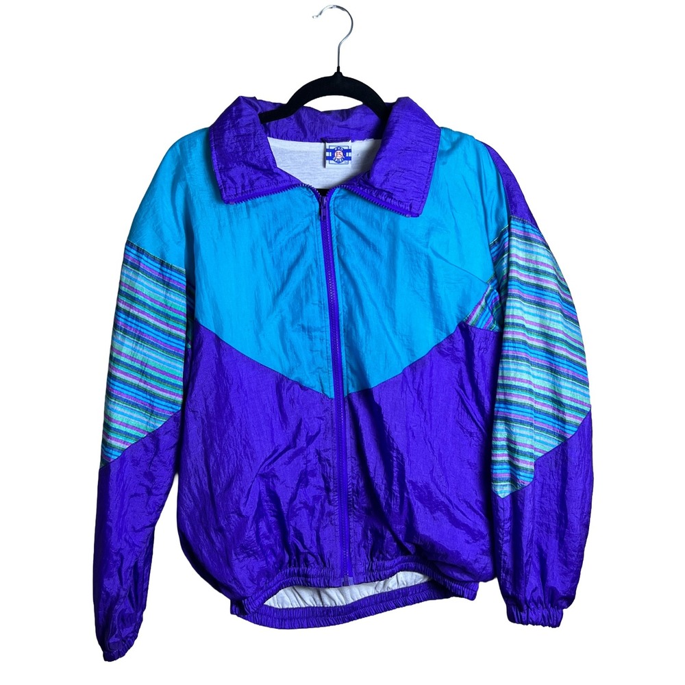 90s Pro Spirit‎ Windbreaker Jacket Unisex Medium Retro Indie Sleaze Windbreaker